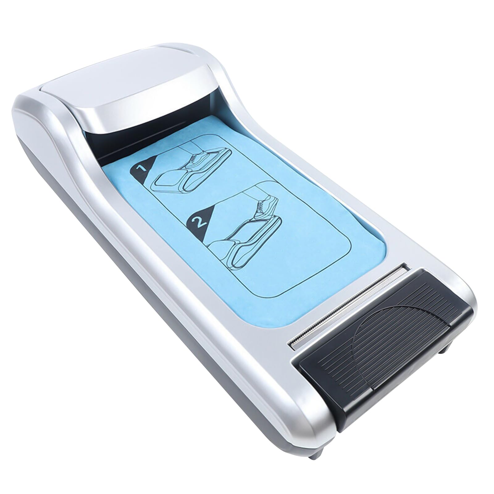 PDTHADP Shoe Cover Machine with 3 Roll Of Shoe Film Abs Plastic Automatic Shoe Cover Dispenser for Home Office Lab