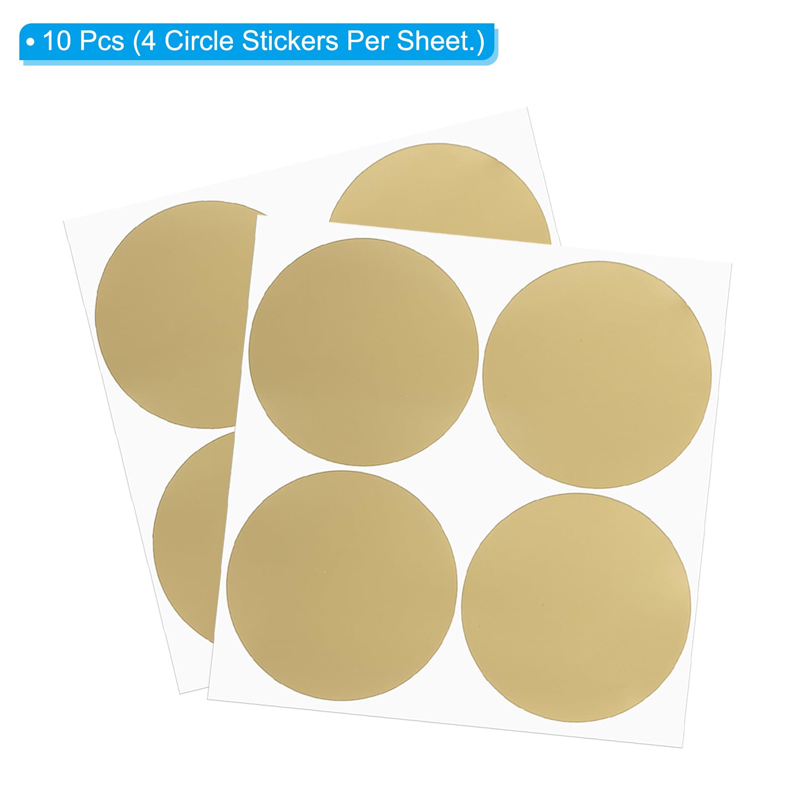 PATIKIL Round Colored Stickers 4" - Image 3