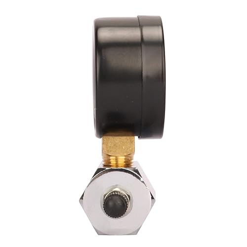 Miniatura 4 de MEASUREMAN Conjunto de medidor de prueba de presión de gas de acero de 2", conexión FNPT de 34", 0-30psi, precisión de +-3-2-3%