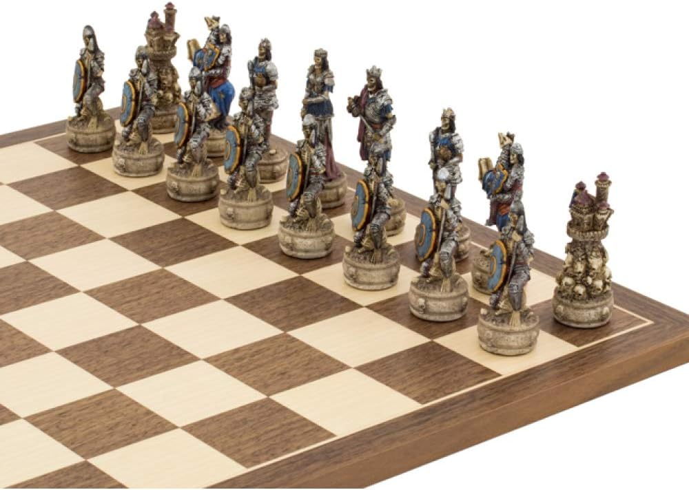 Regencychess The Zombie Hand Painted Themed Chess Set by Italfama