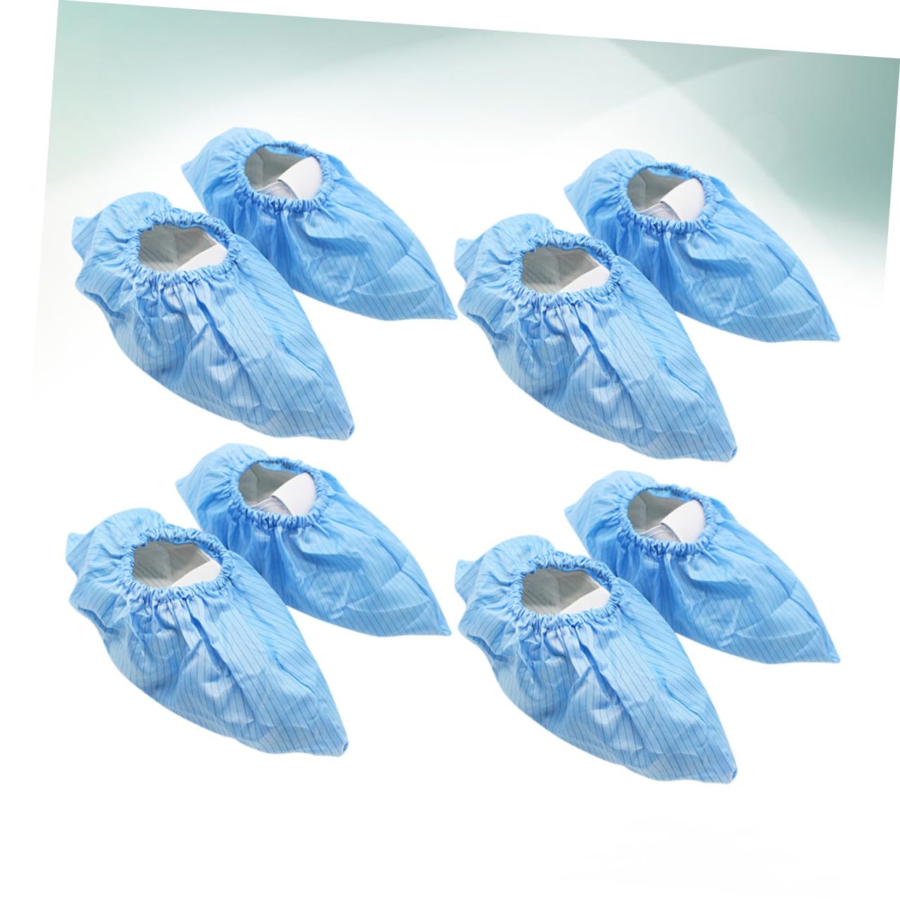 SEWOART 4 Pairs Anti-static Shoe Cover Shoe Covers Foot Covers Work Boot Covers Shoe Guards Foot Booties Non-slip Shoe Cover Waterproof Boot Covers Dustproof Foot Cover Sky-blue
