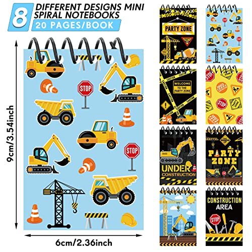 Mini carnet de construction ligné pour mini journal et cadeau d'anniversaire enfant
