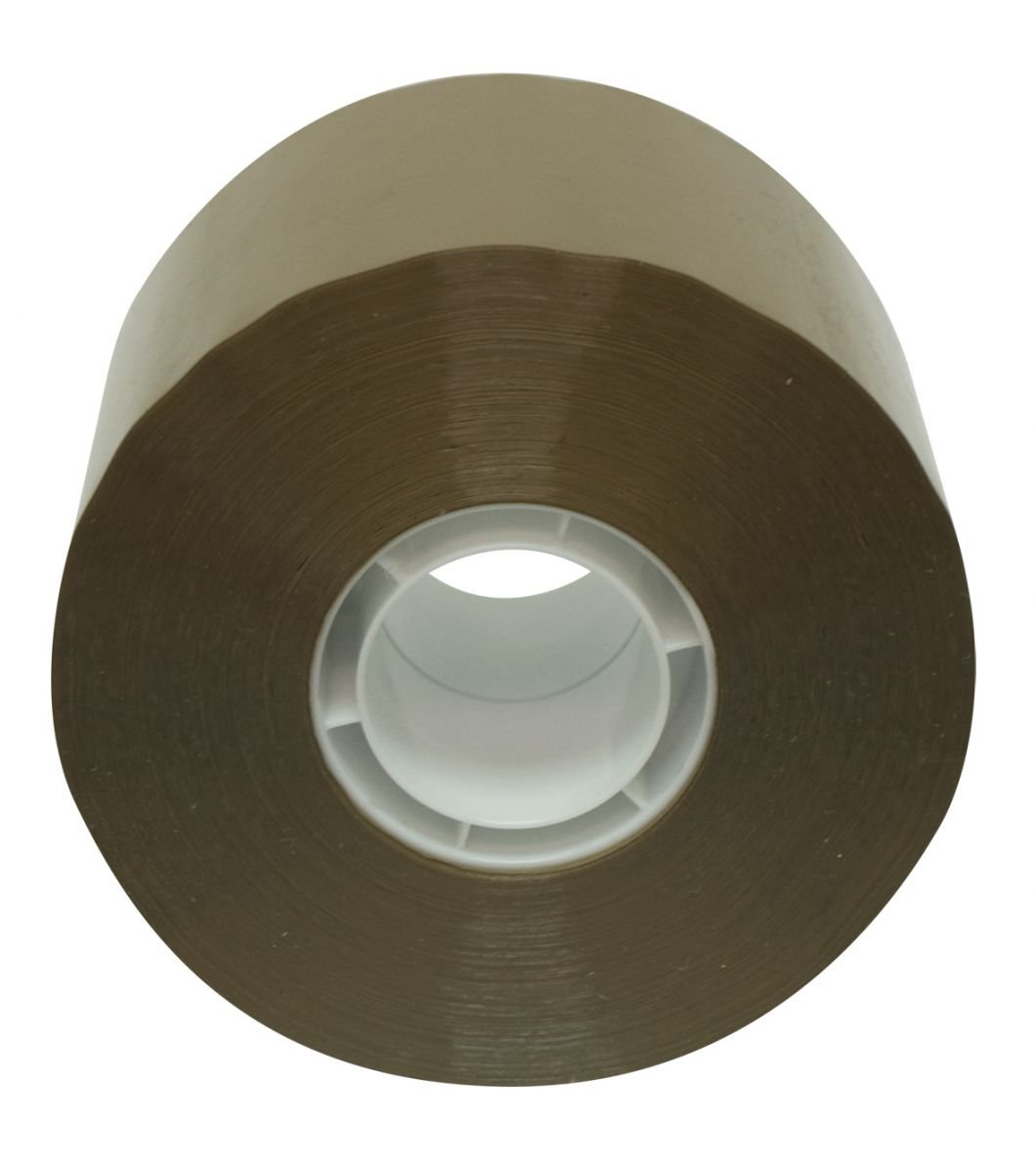 APLI 12873 - Precinto COMPACT sin ruido PP acrílico marrón 50 mm x 132 m 28 μm, 36er pack