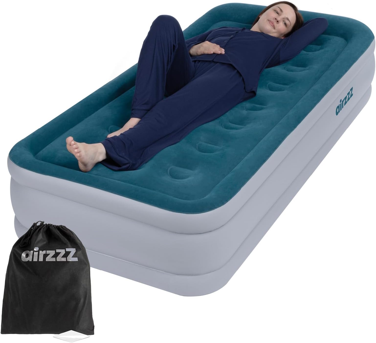Active Era Luxury Single Size Air Mattress Elevated Inflatable Air