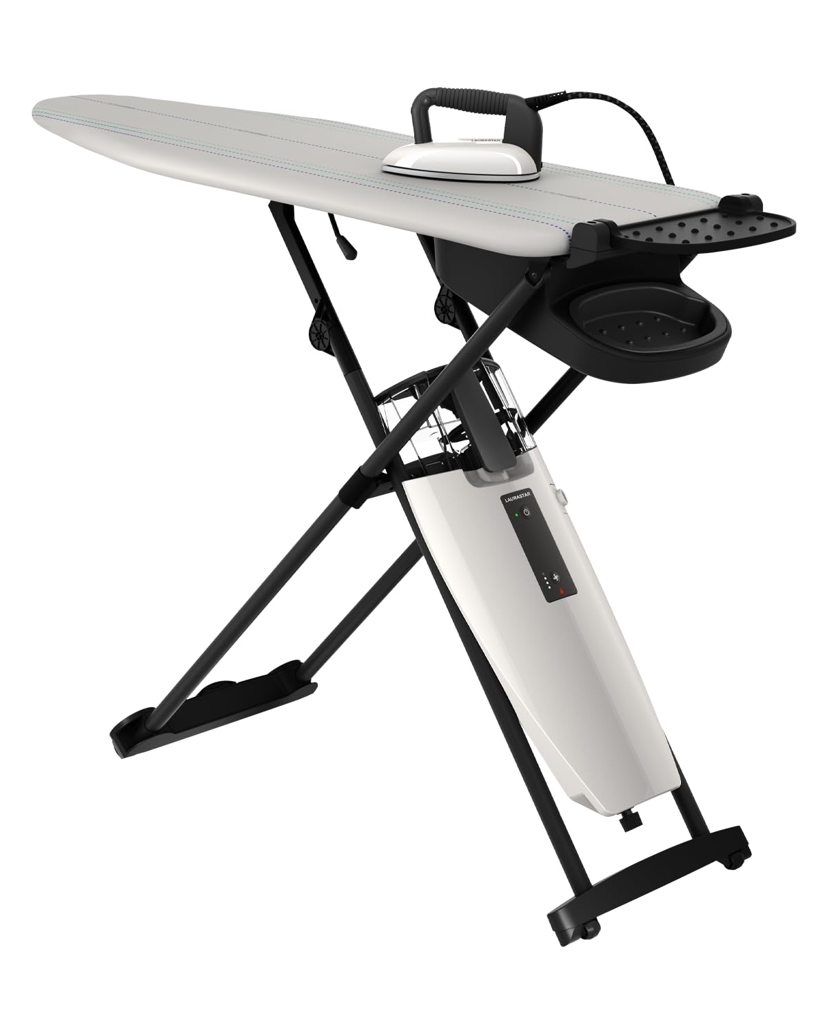 Laurastar Smart I, Hygienic Steam, Eliminates 99.9% of Bacteria & Viruses, Professional Iron, Active Ironing Board, New Thermostat, Roller Pairs, Removable Water Tank
