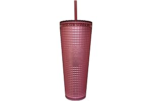 Starbuck Pink Dusty Rose Berry Shimmer Cold Cup 24 oz