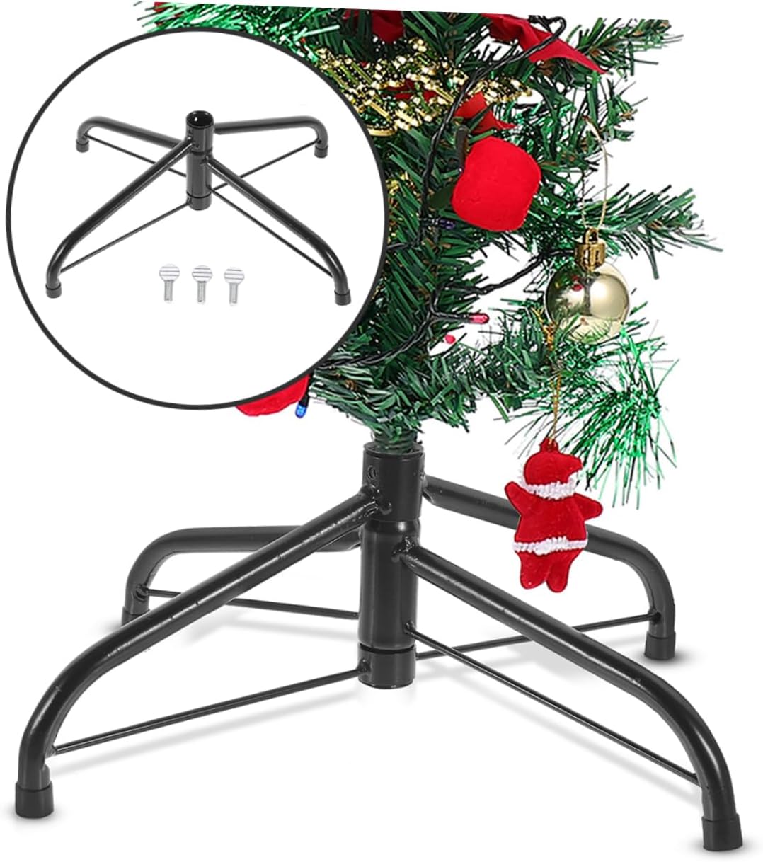 2pcs Artificial Christmas Tree Stand Sturdy Support for Holiday Decor Elegant Design for Indoor Outdoor Use Fits Xmas Trees Base