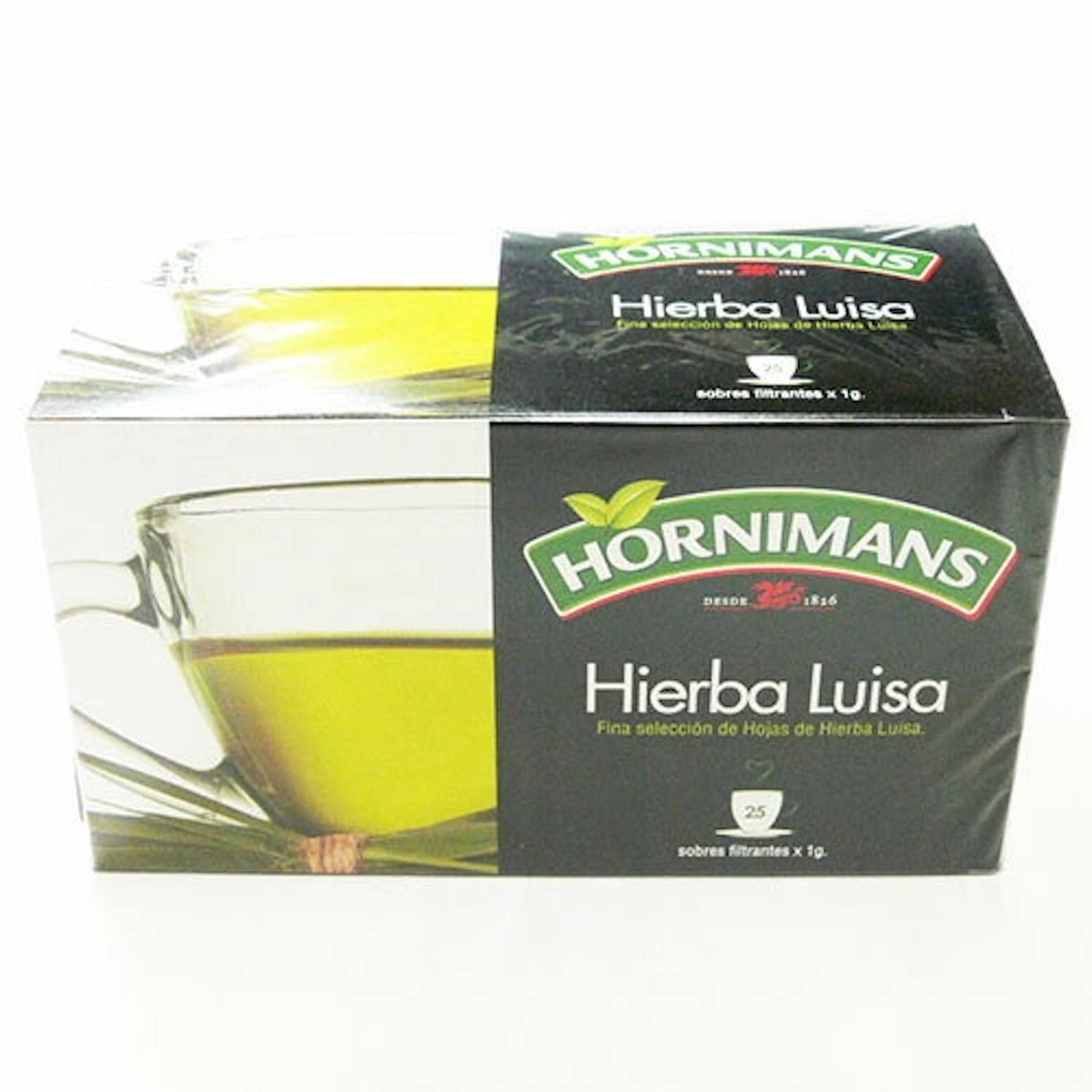 Lemongrass herbal tea Horunimansu Hierba Luisa Hornimans