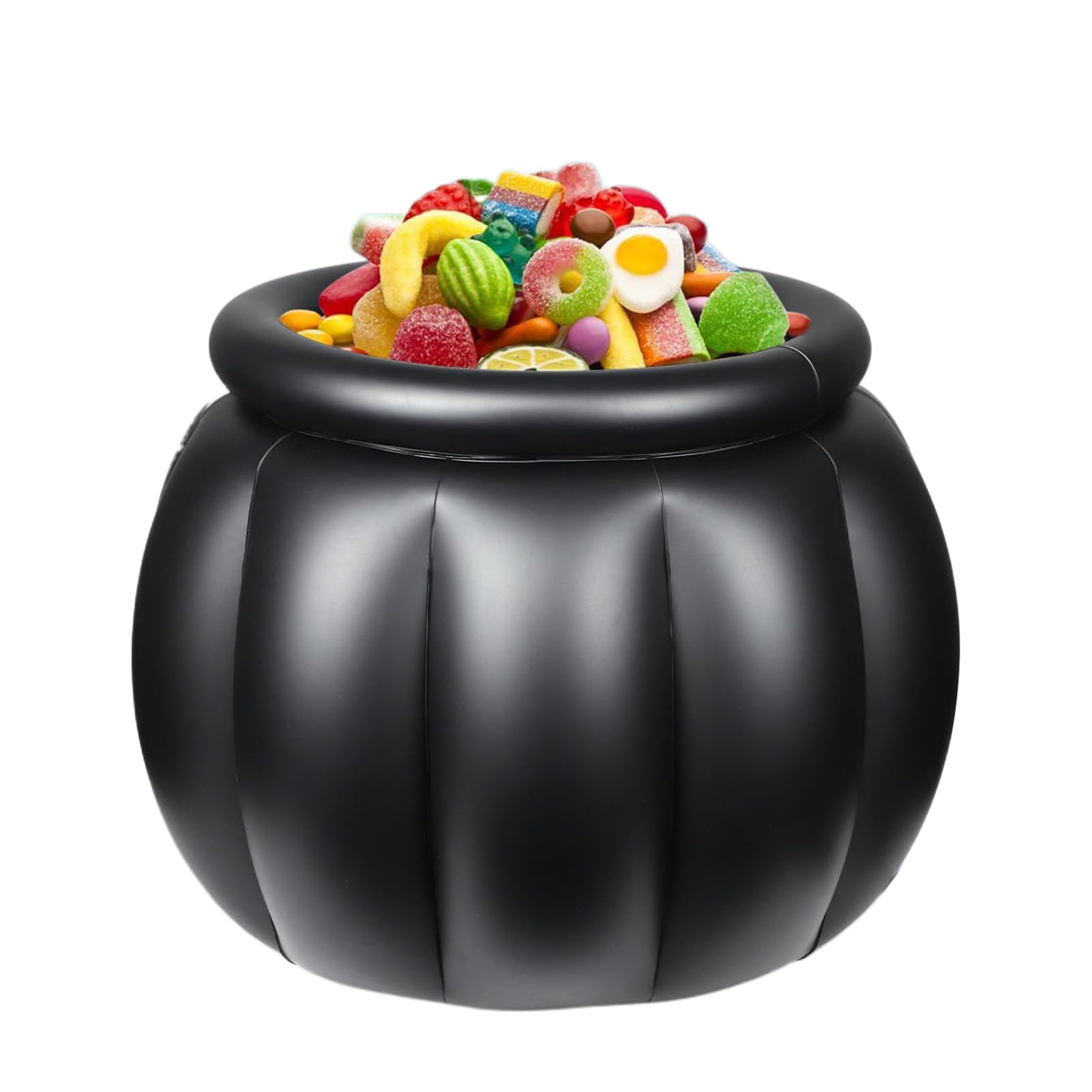 Enfriador Inflable para Bebidas, Inflable para Bebidas con Caldero Temático De Fiesta, Contenedor Grande Negro para Dulces 56x46 cm para Comedor BBQ Playa Picnic Cocina