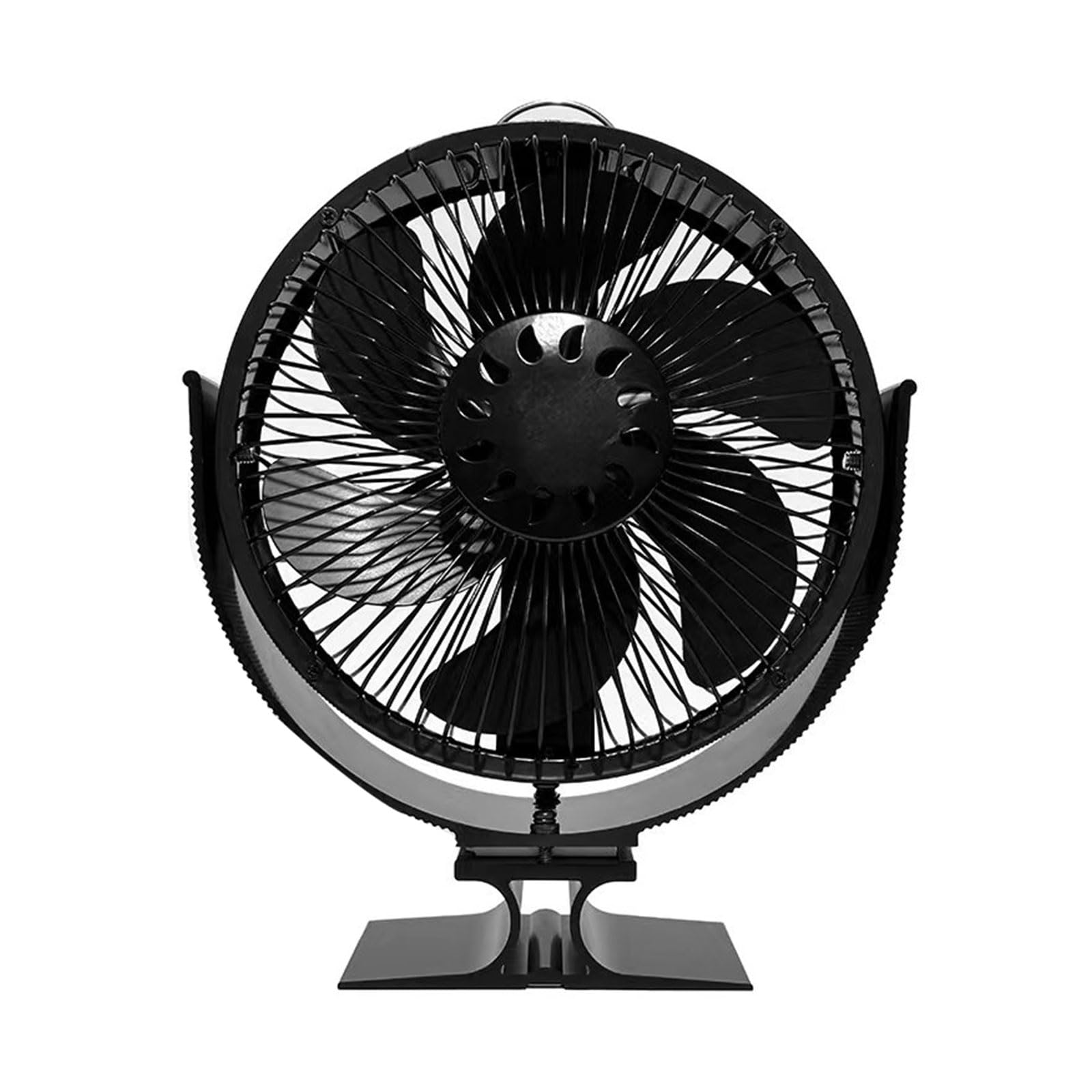 Kalttoy Efficient Heat Distribution Fan 6Blade Heat Powered Stove Fan Cover Stay Warm Quiet No Electricity Required Circulation