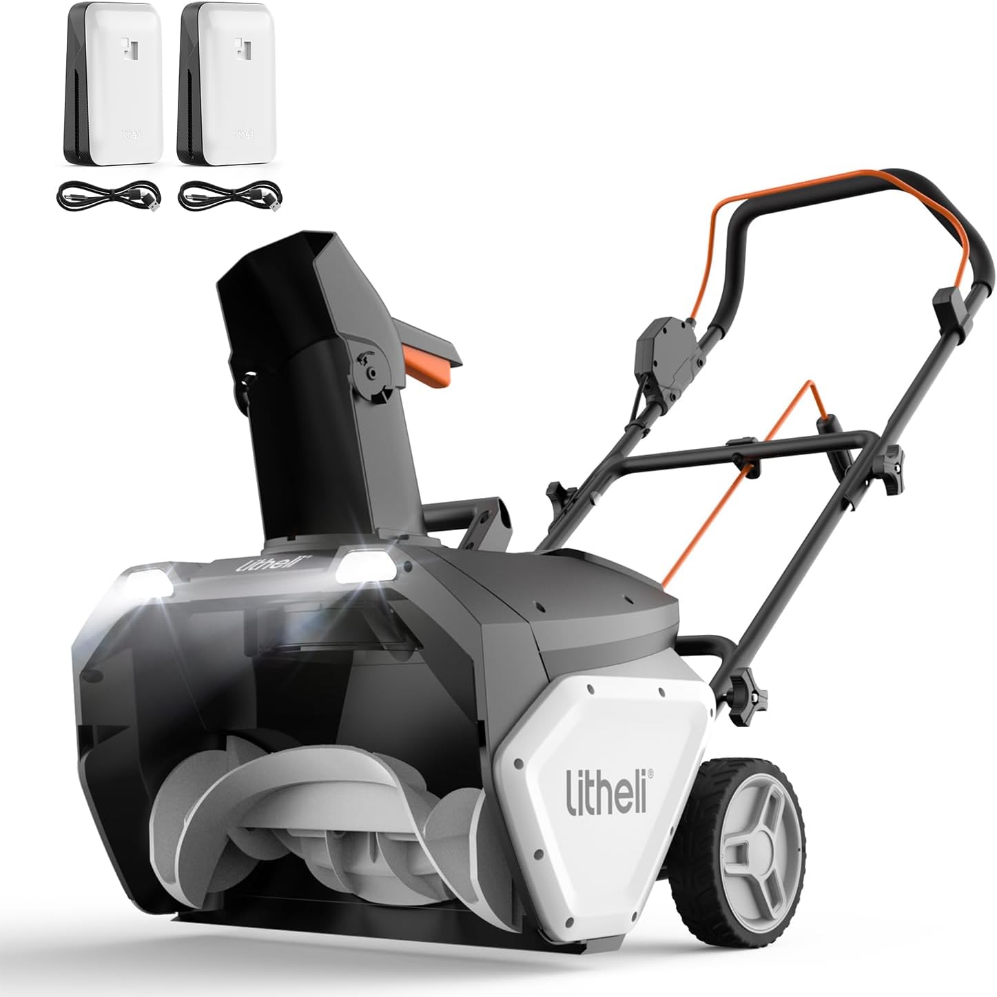 Litheli 2X20V Cordless Snow Blower