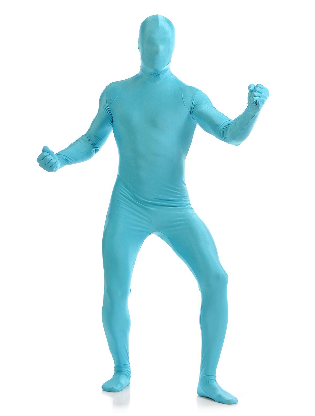 Ensnovo Mens Full Body Tights Suit Costumes Spandex Zentai Bodysuit