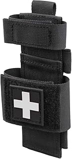 WYNEX Tactical Tourniquet Pouch Holder, Molle Shear Pouch Tourniquet & Trauma Medical Shear Pouch Molle PALS Belt Loop EMT Tools Pouch EDC Tactical Gear Holder