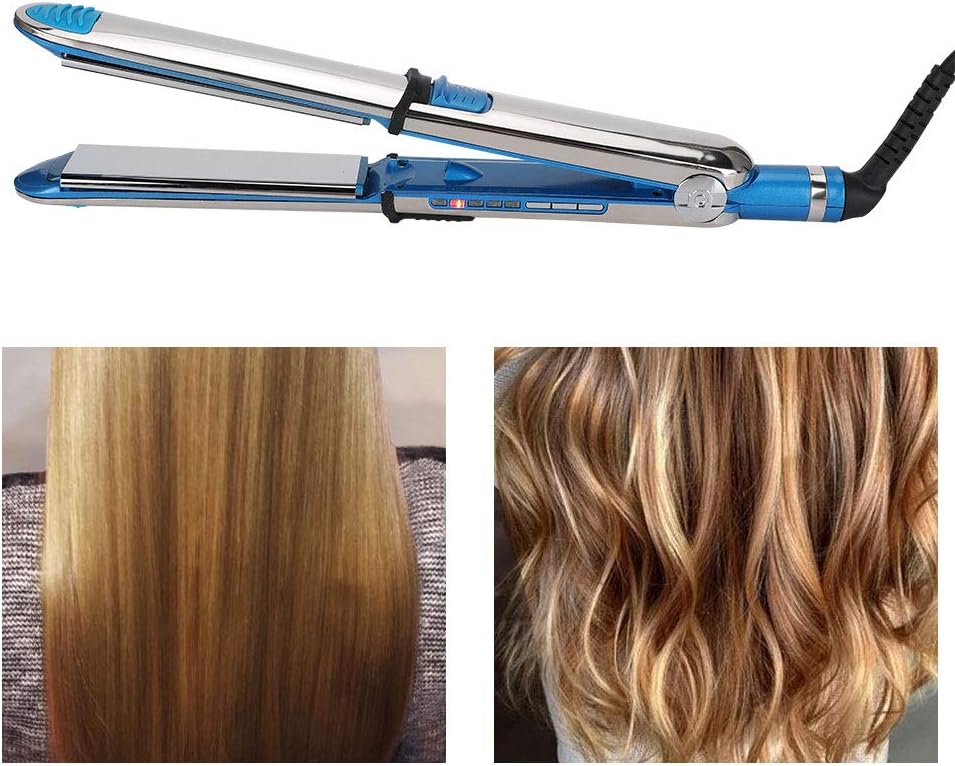 ferro da stiro piatto per capelli ricci e folti