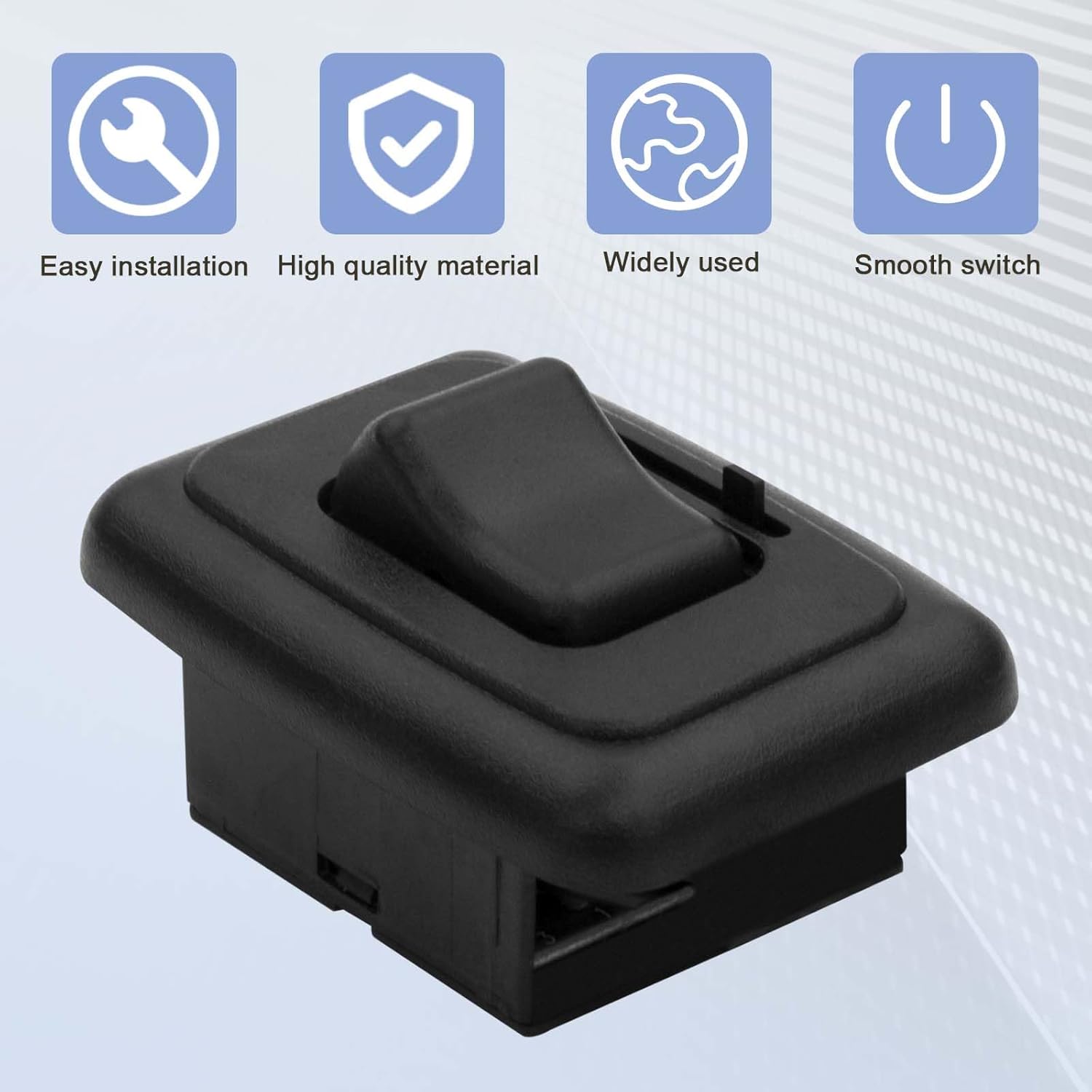 12V Rv Light Led Dimmer Switch, Toggle Dimmer Switch 12 Volt DC for Dimmable LED Halogen, Incandescent - RV, Auto, Truck, Marine, and Strip Lighting