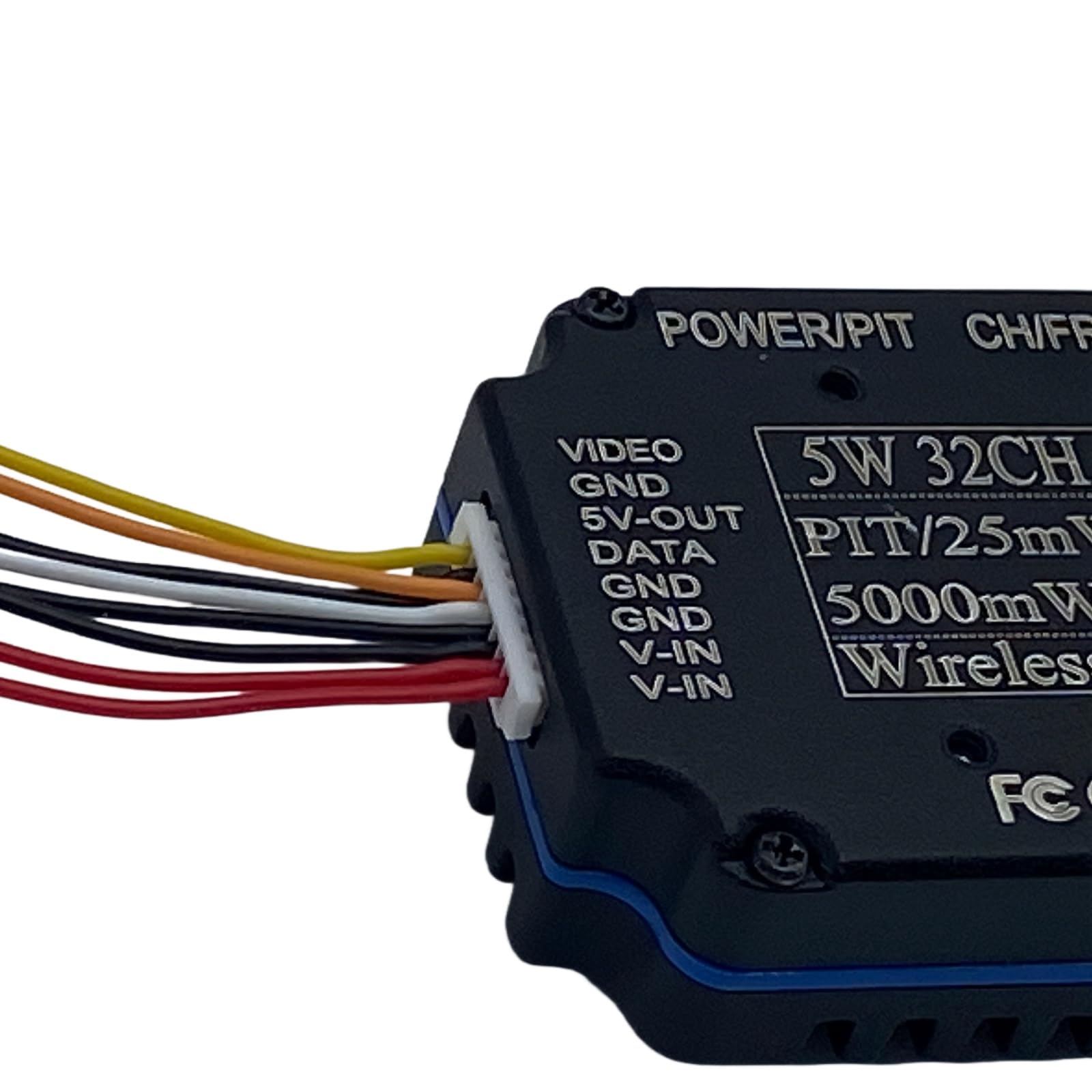 5W 1.3GHz 32CH Ultra-Light 24.5g FPV Video Trasmettitore ad alta potenza VTX a lungo raggio per i droni