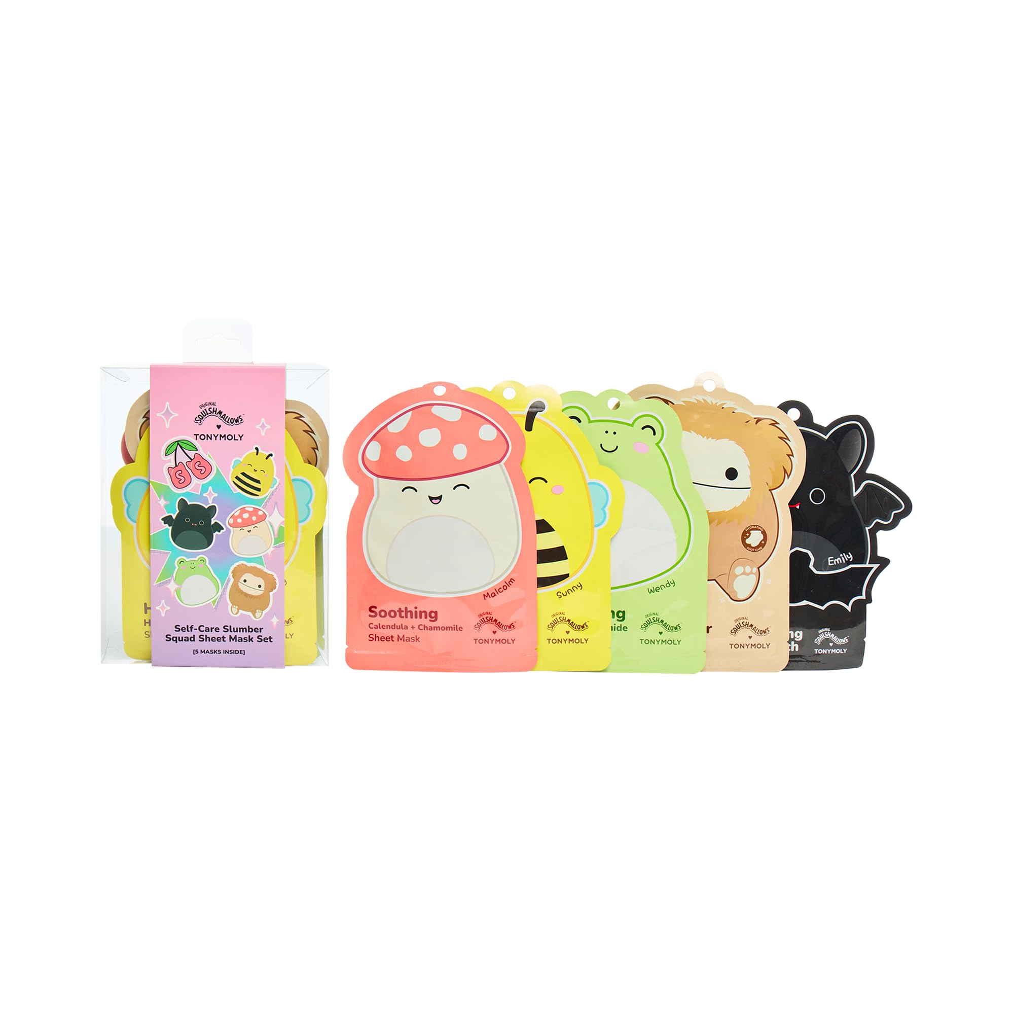 Amazon.com: TONYMOLY x Squishmallows Self-Care Slumber Squad Sheet
