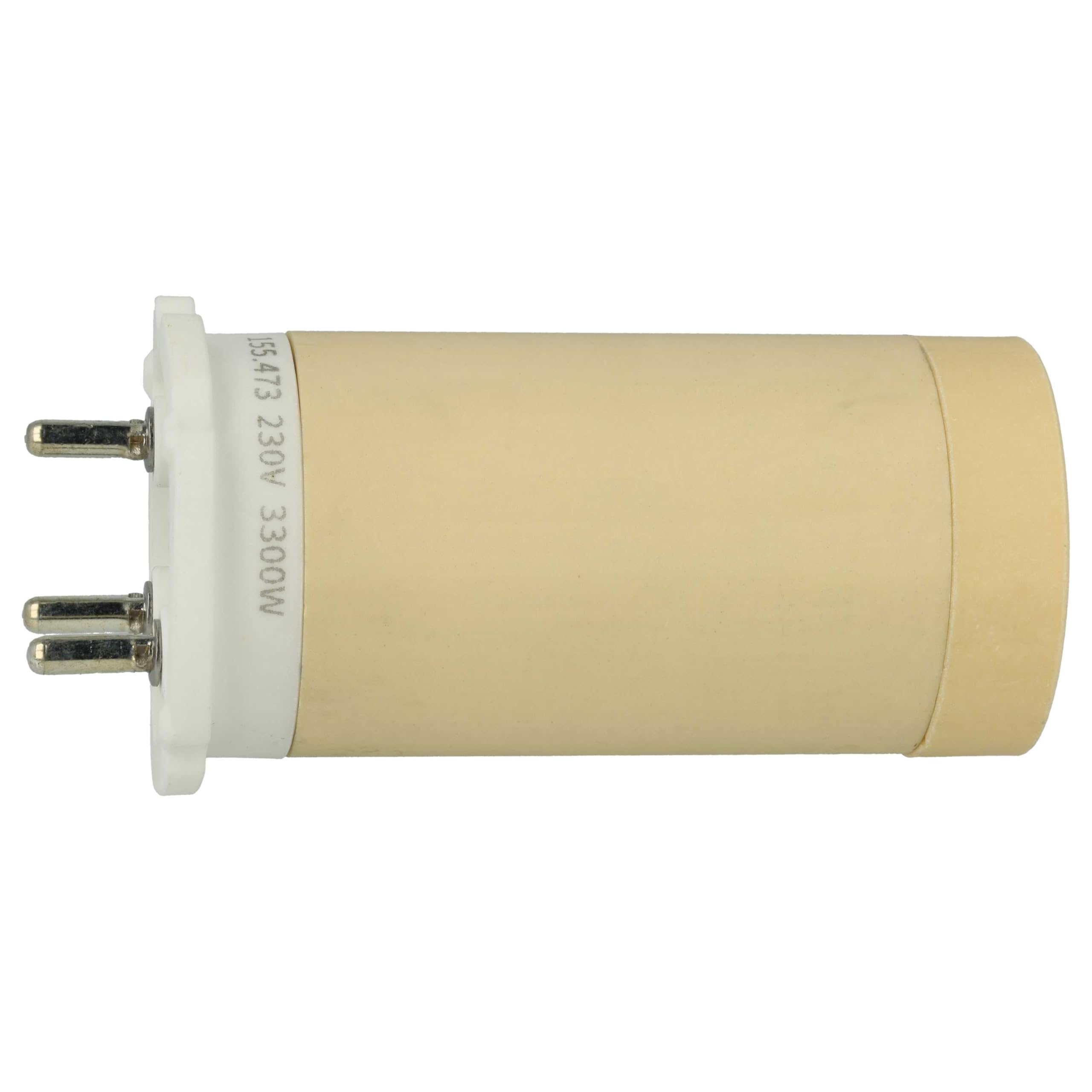 vhbw Elemento calefactor compatible con Leister UNIPLAN 500, 300 pistola de soldadura de aire caliente - 3300 W, Cerámica, 4,45 cm
