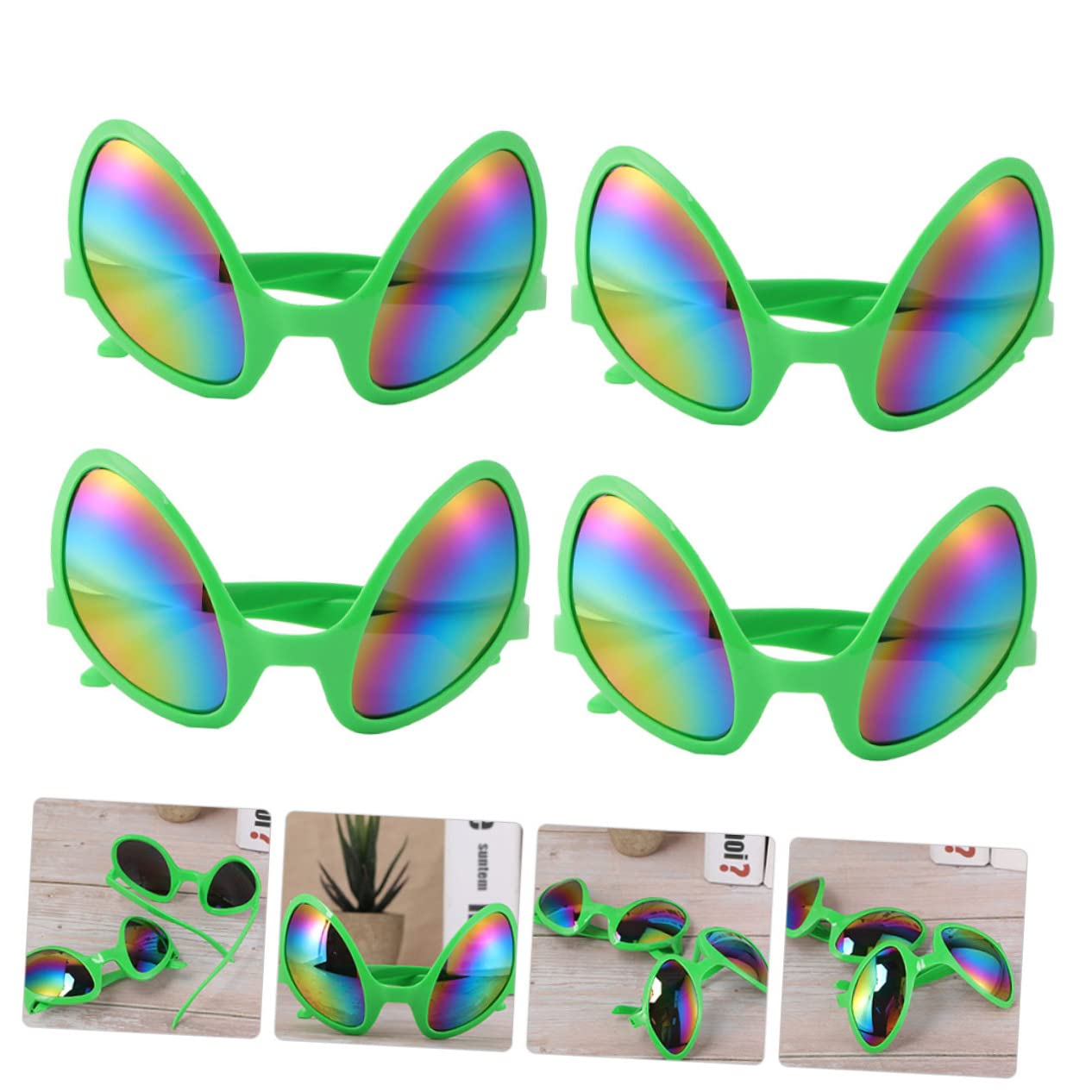 VALICLUD gafas extraterrestres favores de fiesta gafas de sol gafas de sol para fiesta gafas alien gafas sol gafas fiesta anteojos gafas de verano accesorios de fiesta el plastico