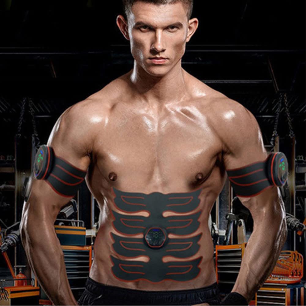 XININ 6 modalità ABS ABS Addominal Muscle Trainer Smart Digital Display Digitale Ricaricabile Addominal Muscle Stimolatore EMS Massage Belt Belt Home Belt Fitness