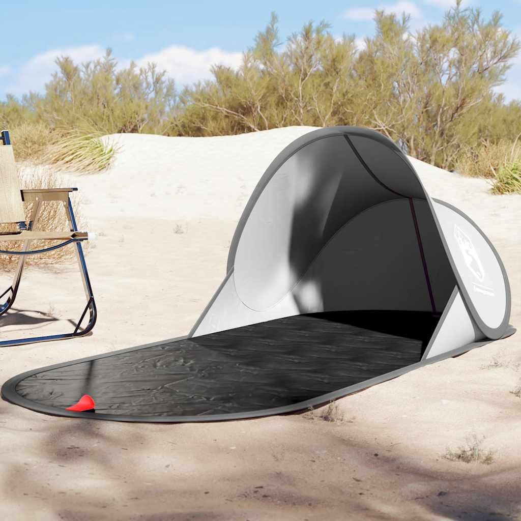 Namiot plażowy Pop-up Szary, wodoodporny, 190 x 80 x 60 cm