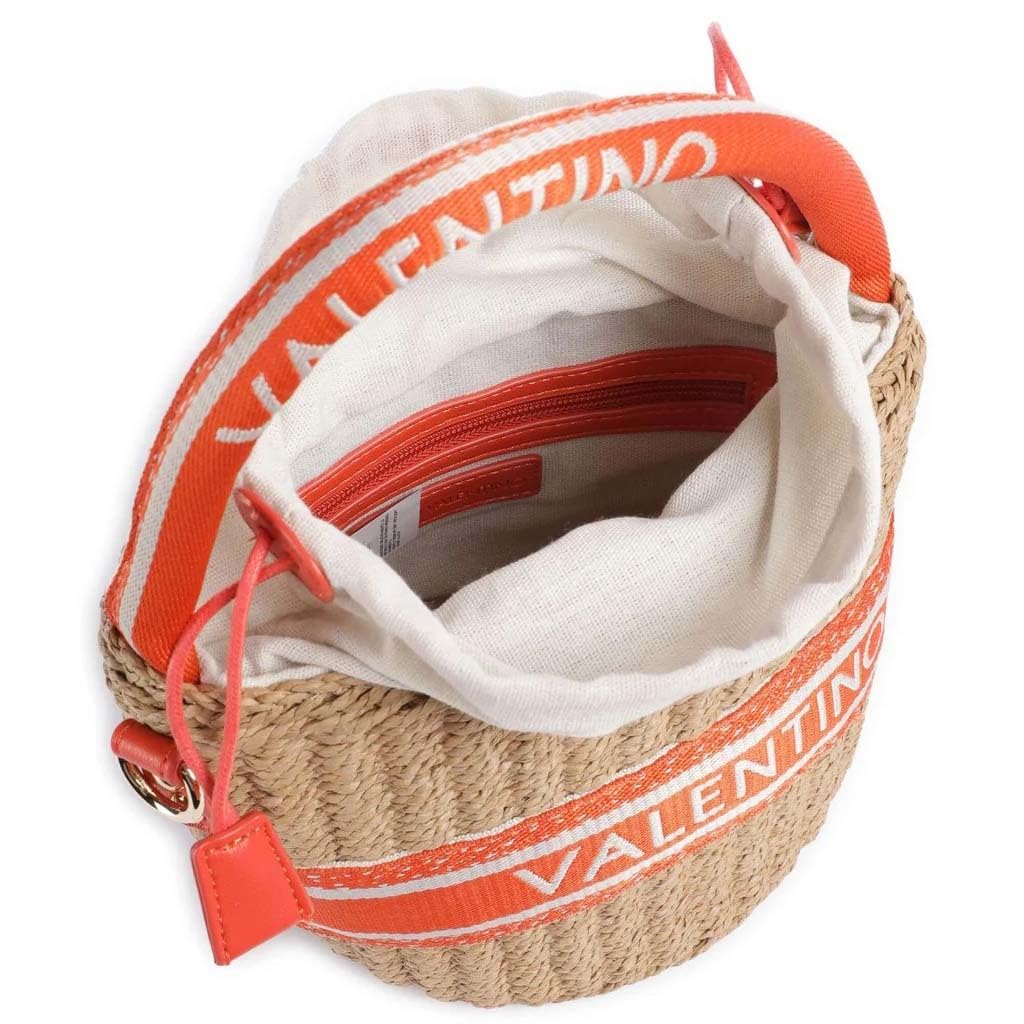 VALENTINO Mujer Boho Handbag, Natur/Arancio