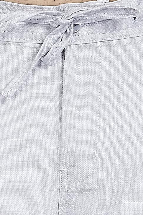 Image of DIVISIVE Men's Relaxed Fit Cotton Linen Blend Trousers