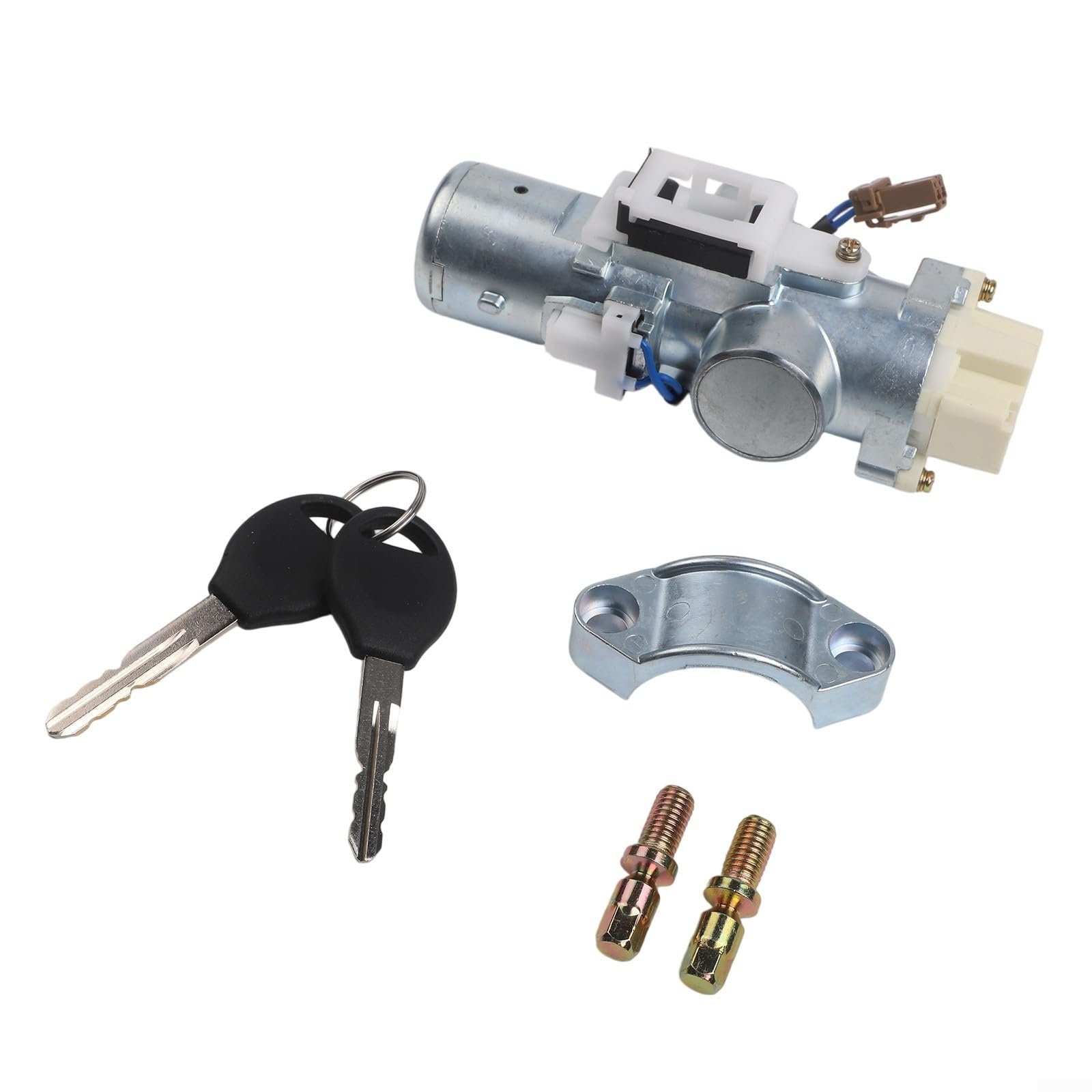 Interrupteur de verrouillage d'allumage D8700JD000 pour Nissan pour Qashqai J10 2007–2014 Ajustement direct avec deux clés de style d'origine