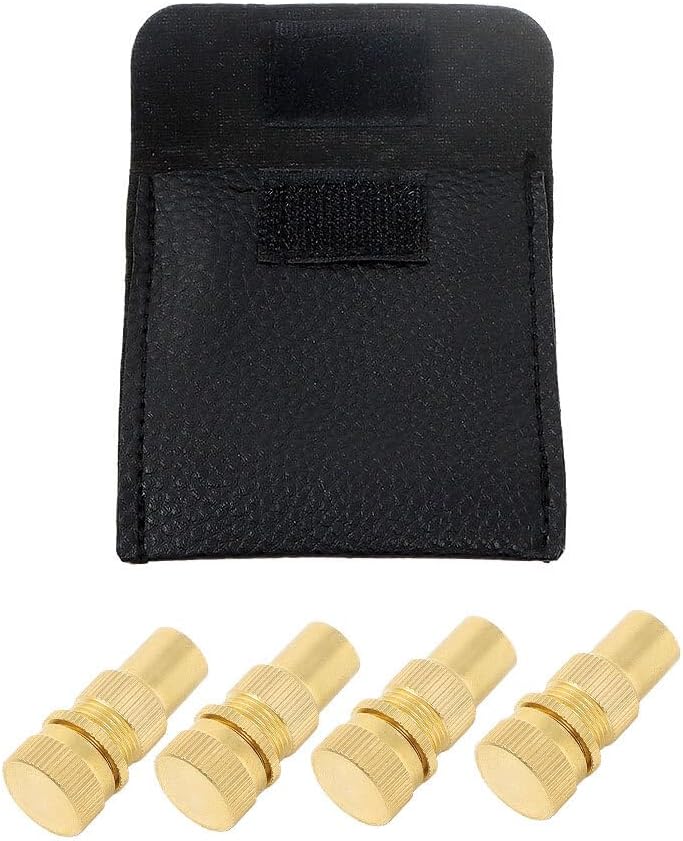 Tyre Deflators Brass Air Deflator 0-60 PSI Tire Valve Core Tool Automatic 4PcsOEM Genuine Replacement