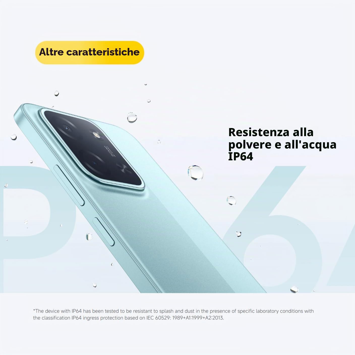 XIAOMI POCO C85, Smartphone 8+256GB, Display da 6,99 pollici 120 Hz, design 7,99 mm, MediaTek Helio G81-Ultra Octa-core, doppia fotocamera AI da 50 MP, 6000 mAh, verde, caricabatterie non incluso