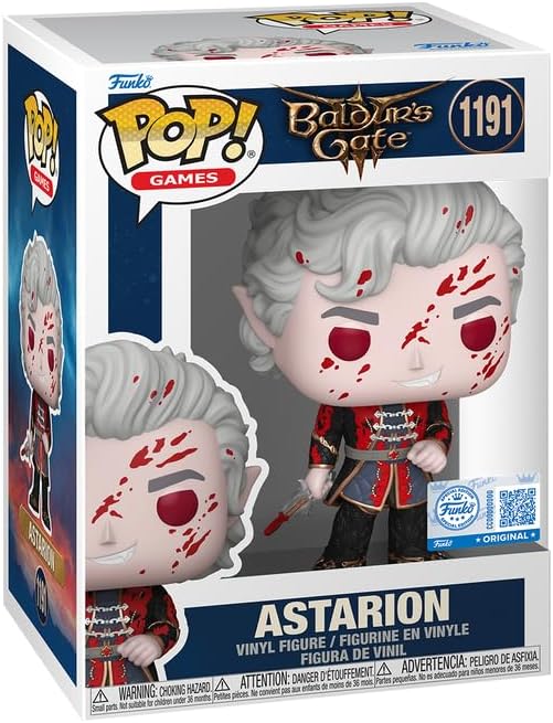 Funko Pop! Games Baldur's Gate Astarion Bloody Vinyl Figure #1191