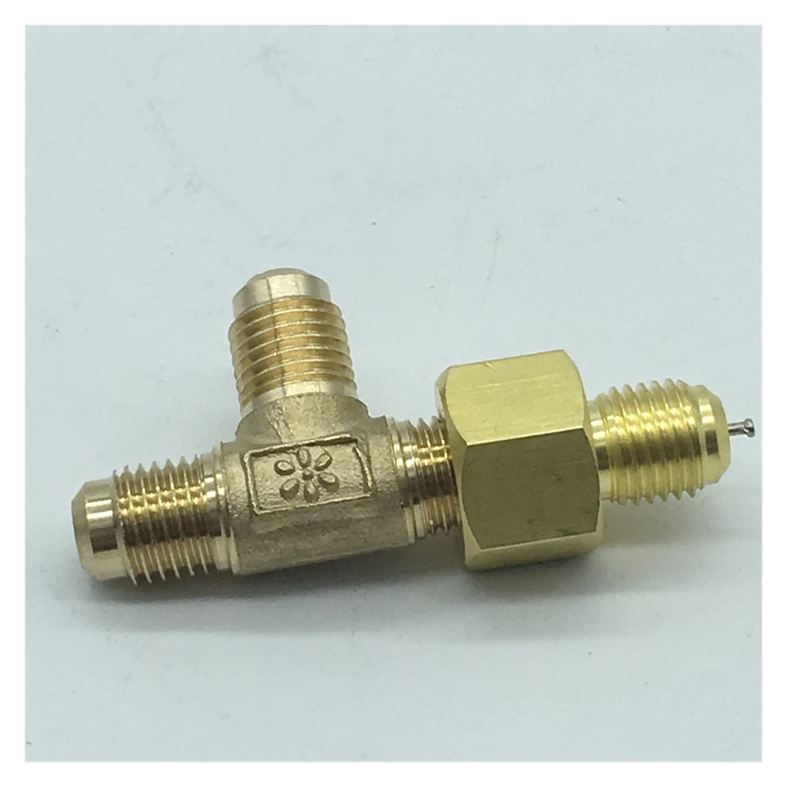 Mini Bomba pequeña 1/4"FSAE X 1/4 MSAE con Schrader reemplaza la válvula de Cierre de rotalock como válvula de Servicio en refrigeración, Aire Acondicionado y Bomba de Calor