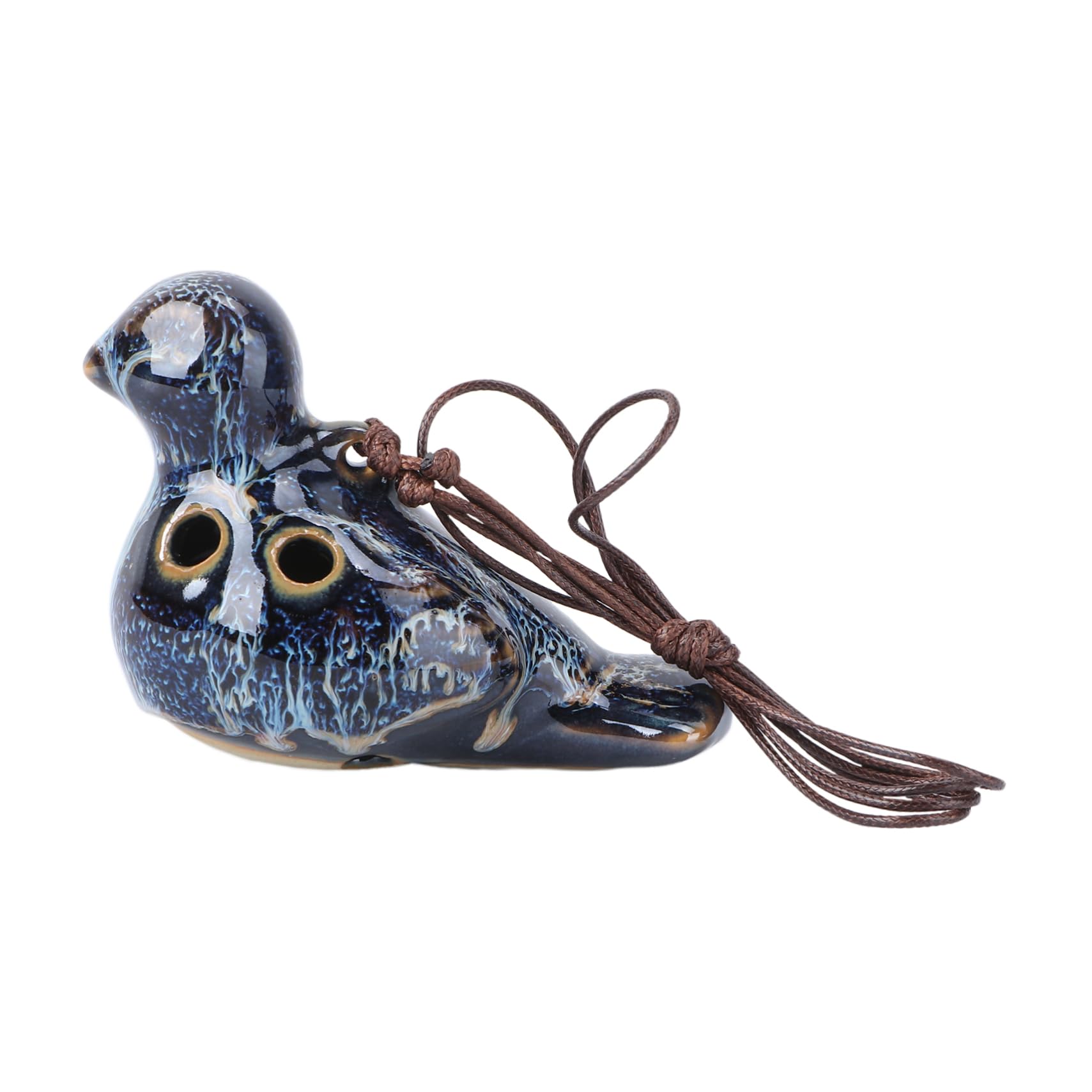 Toddmomy Tiny Ocarina Music Instrument Bird Decor 6 Holes for Boys and Girls and Adults Random