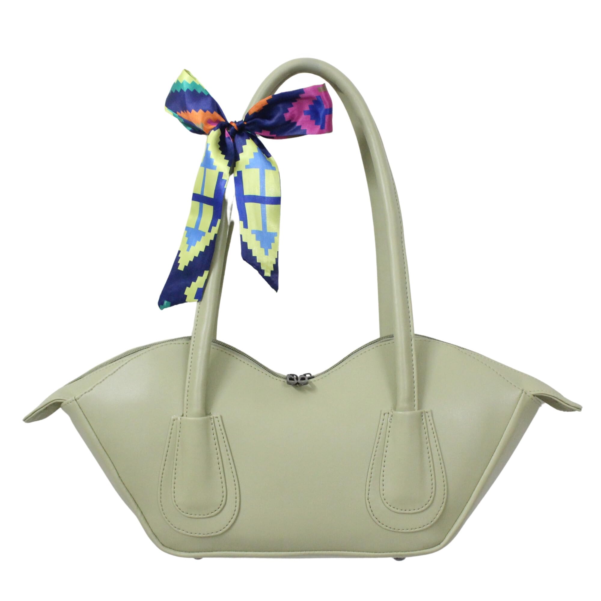 GENERICKELLY WEST Elegance Lip-Shape Faux Leather Satchel Handbag - Available in Four Colors