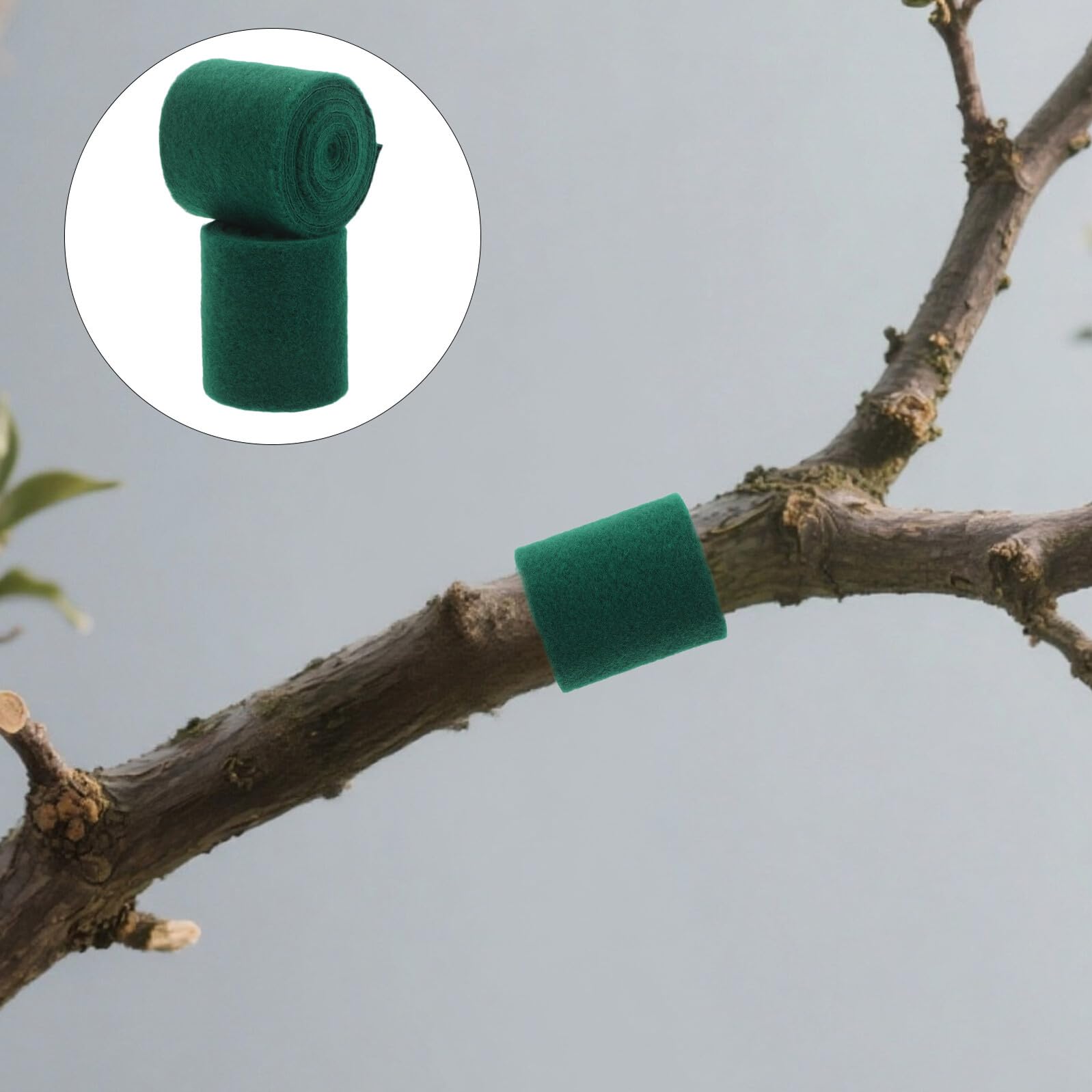 Operitacx Protezione per Tronchi 2 Unit con Fascia in Fibra Antiscivolo, Protezione Corteccia per Tronchi di Piante da Giardino e Area Verde, per Dondoli