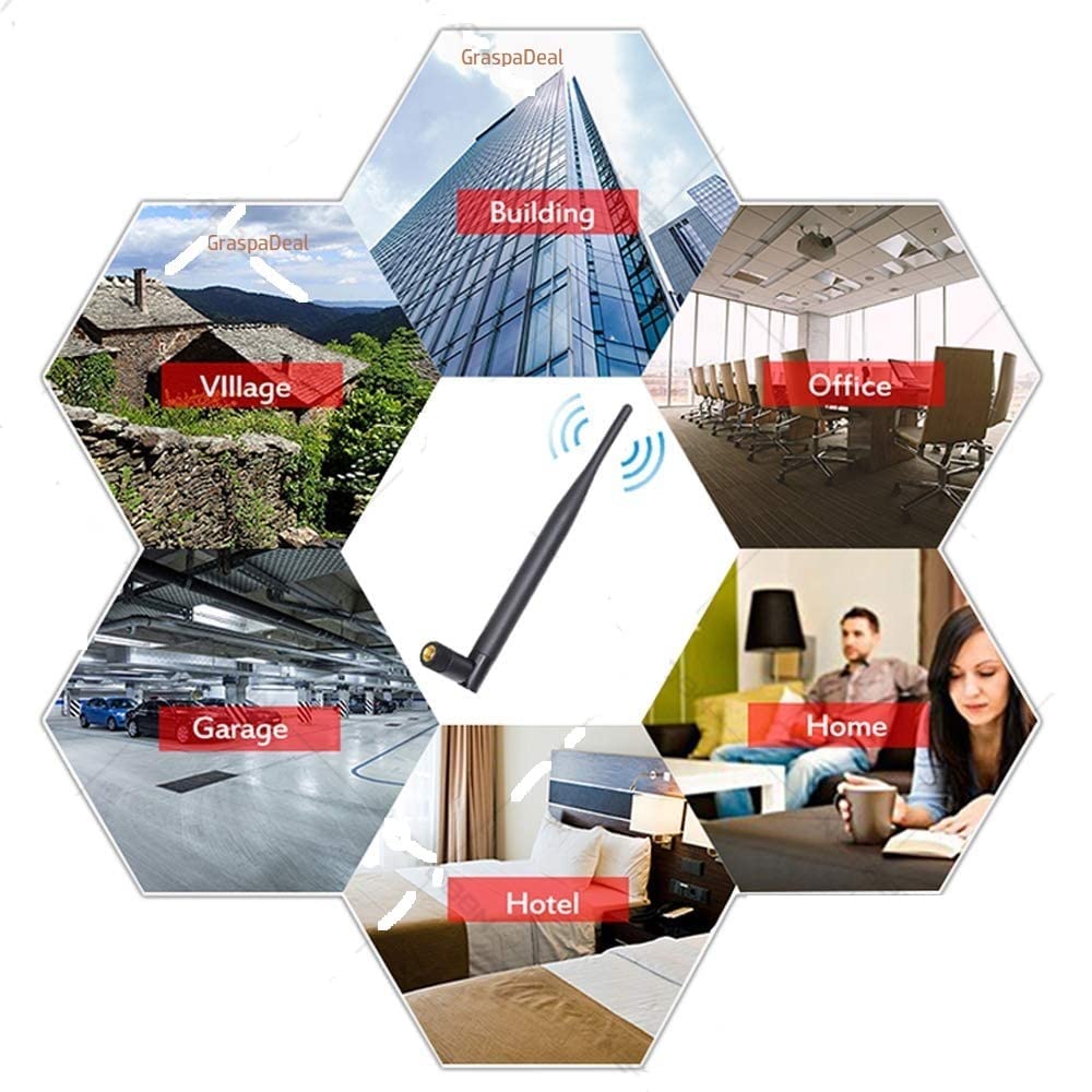 Integrative 5dBi SMA Male Whip Antenna 2.4GHz 5GHz 5.8GHz for WiFi Wireless Network Card/USB Adapter/Security IP Camera/Video Surveillance Monitor (1 PCS) Integrative 5dBi SMA Male Whip Antenna 2.4GHz 5GHz 5.8GHz for WiFi Wireless Network Card/USB Adapter/Security IP Camera/Video Surveillance Monitor (1 PCS)