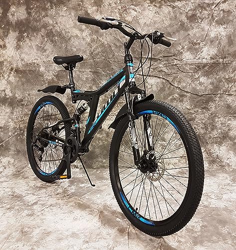 Generisch 26 Zoll MTB Blackrider Vollgefedert 21-Gang Kettenschaltung mit...