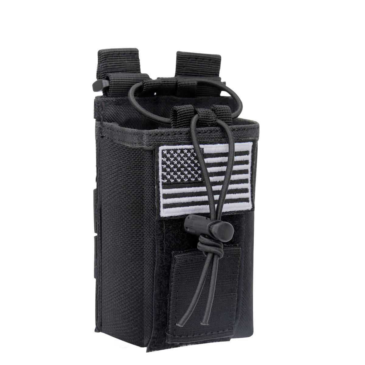 Tactical Radio Holster Case Molle Radio Pouch Military Heavy Case Accessories Radio Holder Duty Belt Holster Bag for Baofeng UV-5R BF-F8HP PRO UV-32 Two Way Radio Walkie Talkies Adjustable Storage-picture-37