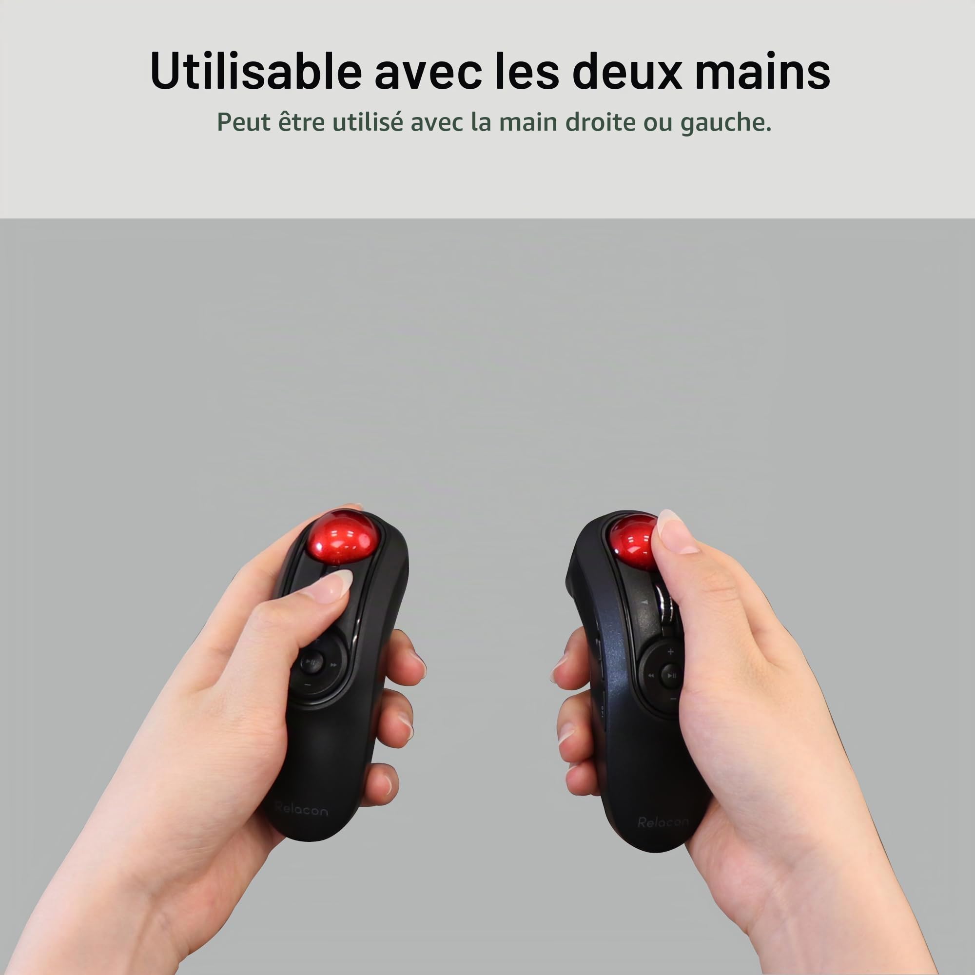 Elecom M-RT1BRXBK Souris à boule de commande Bluetooth ergonomique avec contrôle du pouce Ambidextérité Capteur optique 10 boutons Compatible avec PC, ordinateur portable, Windows, Mac, iPad, Android,