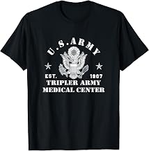 Patriotic Tripler Army Medical Center Hawaii Hi Army Base T-Shirt