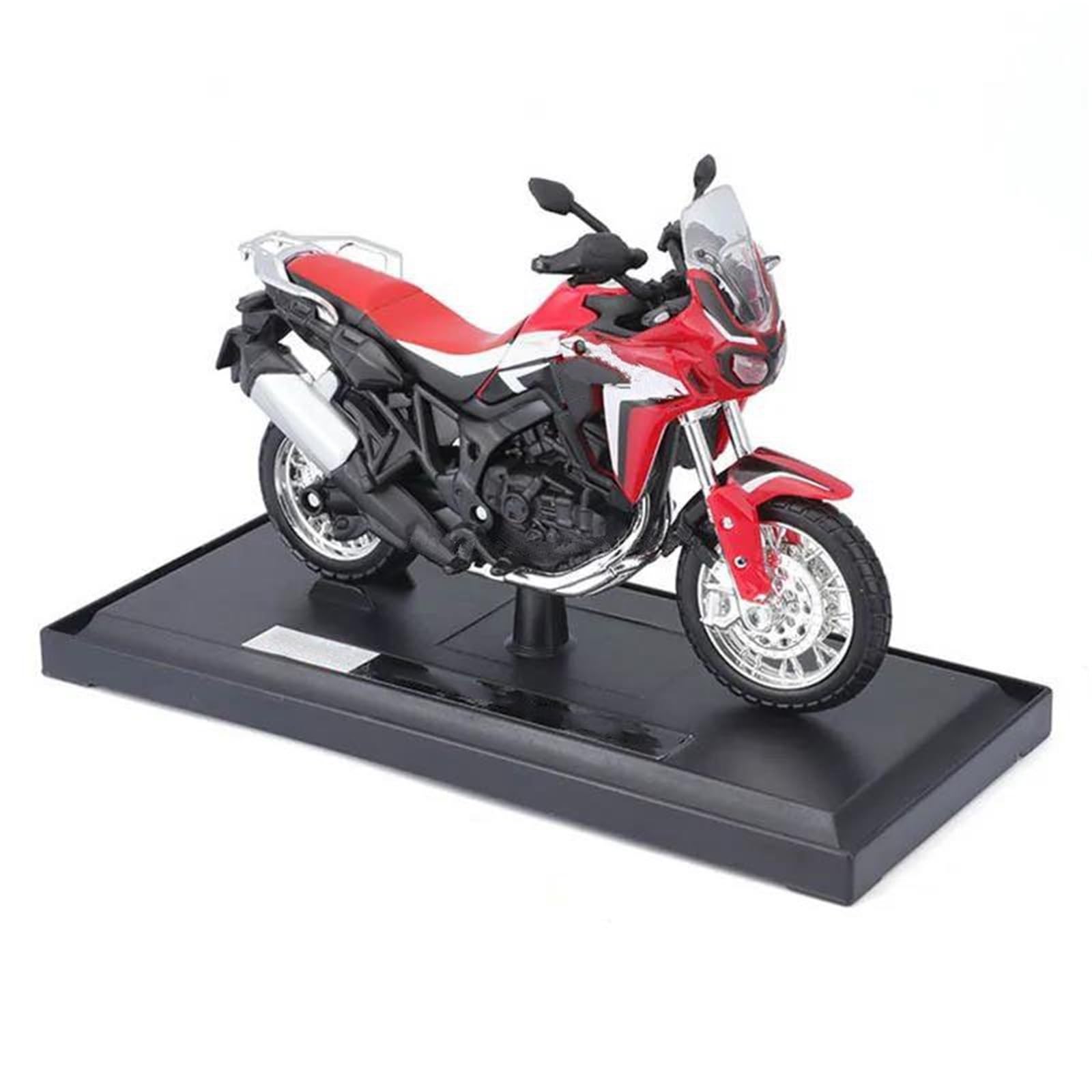 Modello di Giocattolo Modellino di Moto da Cross in Scala 1:18, Auto Giocattolo Collezione, Regalo, Produzione Pressofusa Statica per Honda per Africa Twin DCT