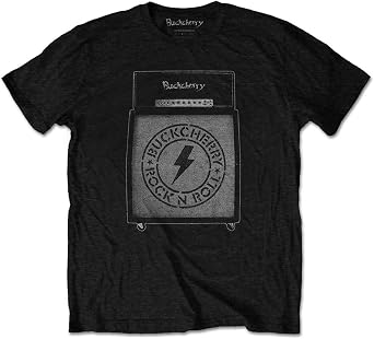 Rocks-Off Mens Buckcherry Amp Stack T-Shirt Small Black