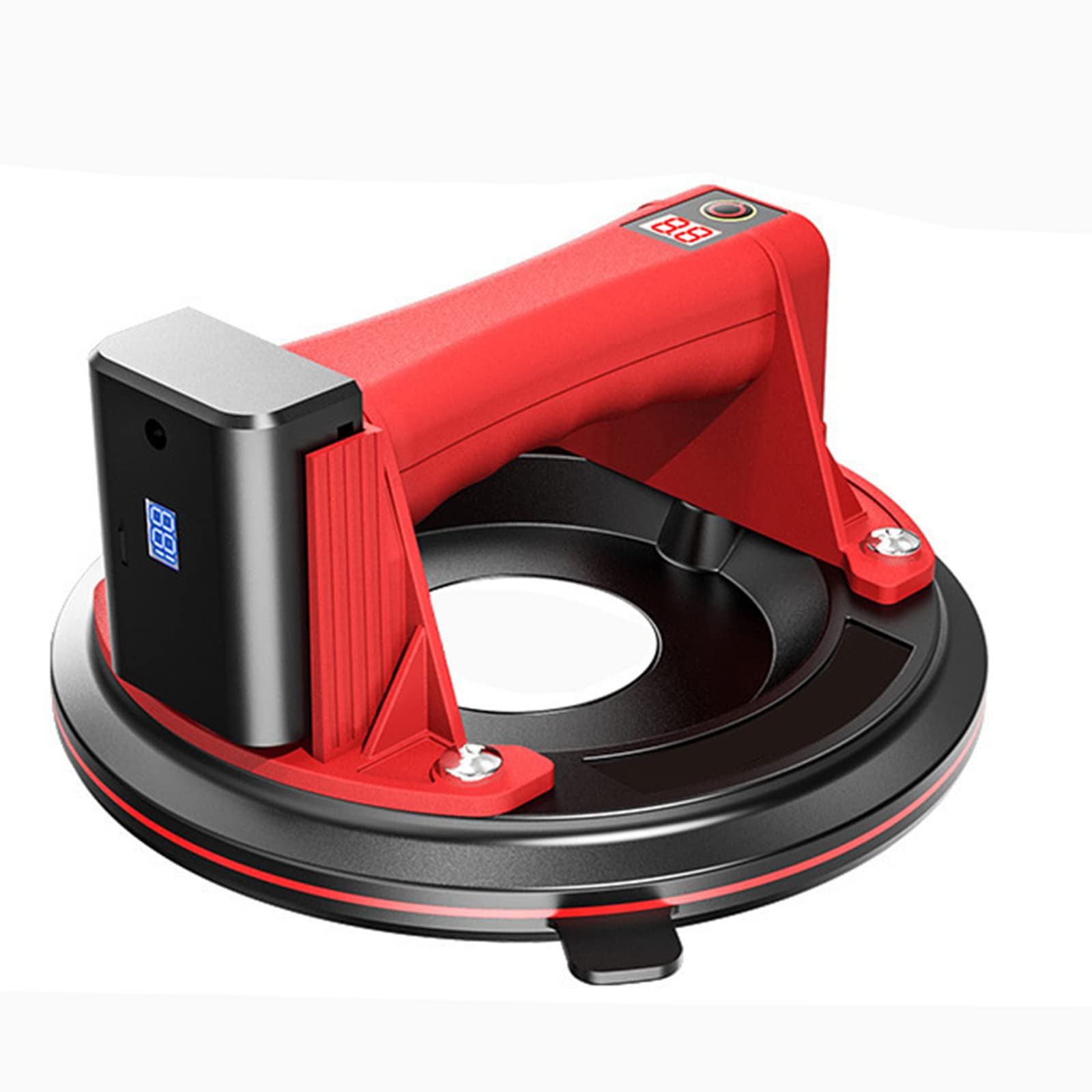 Bomba de AIRE de vacío de 8 pulgadas, suministro de AIRE automático, Extractor de Ventosa eléctrica, Ventosa eléctrica, mantenimiento de presión Inteligente, pantalla Digital, Color Rojo