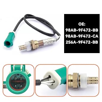 NIYATA Front Oxygen Sensor 2S6A-9F472-BB Compatible with Ford Focus Fiesta Mondeo Fusion KA Jaguar S-Type Mazda CX-9 Direct Replacement O2 Lambda Sensor