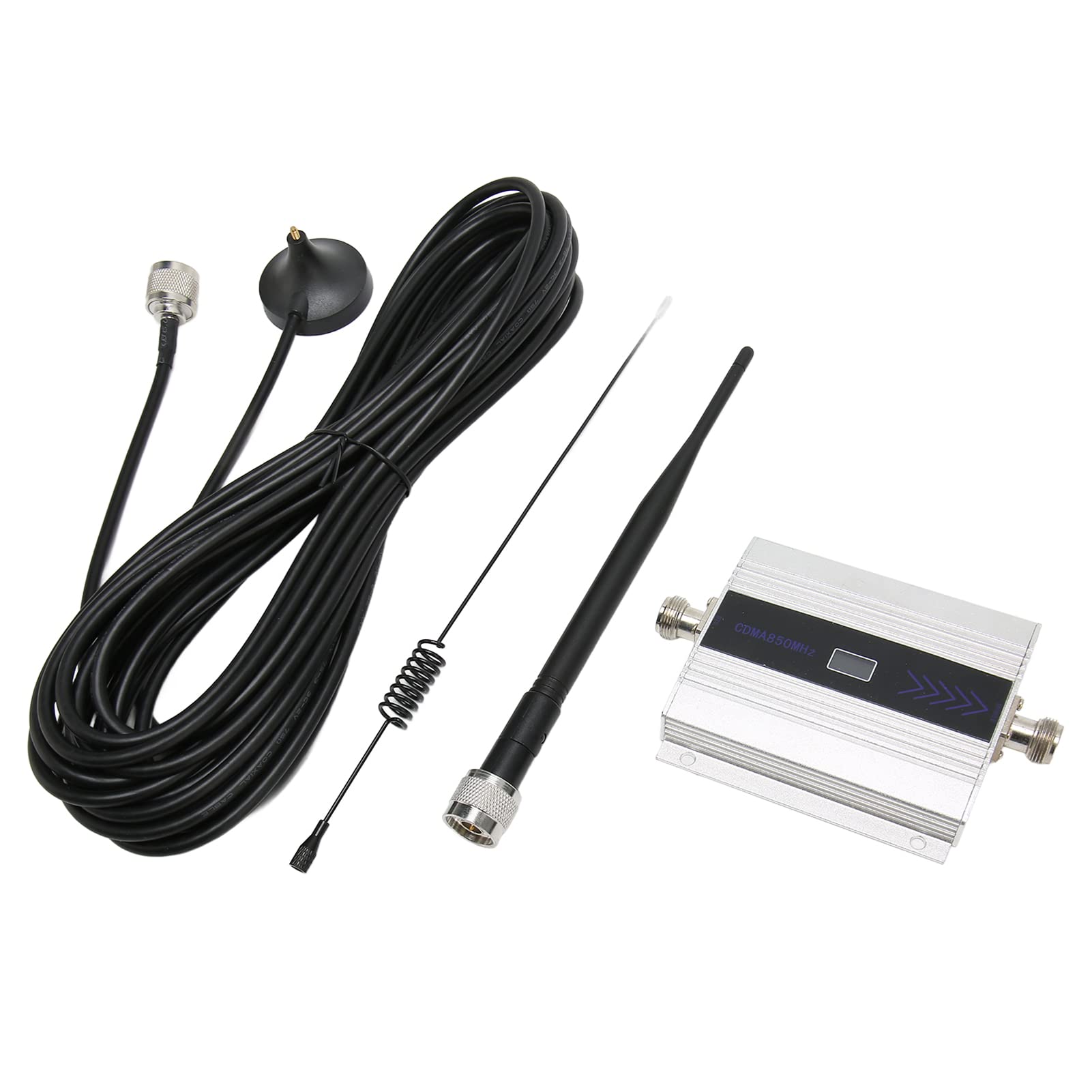 Yinhing Signal de Téléphone Portable Signal pour Le Home Office Repeater Enhancer Booste 4G LTE 5G Les Opérateurs jusqu'à 150 Utilisateurs avec des Antennes à Gain élevé (Prise UE)