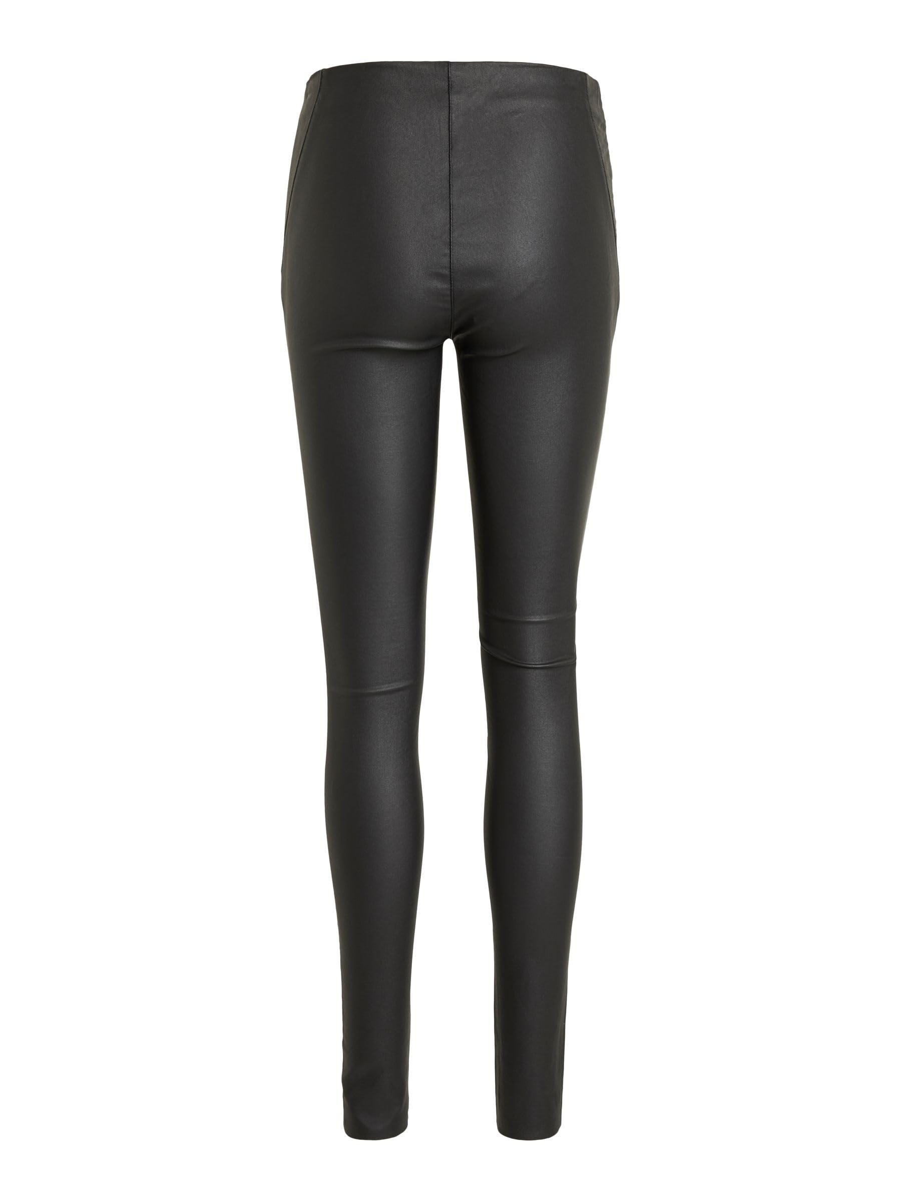 Object Objbelle Mw Coated Legginsy Noos - Leginsy Kobiety
