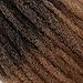 4 Packs Marley Hair Afro Kinky Curly Crochet Hair 18 Inch Long Marley Twist Braiding Hair Ombre Synthetic Marley Braids Hair Extensions for Women(1B-27#)