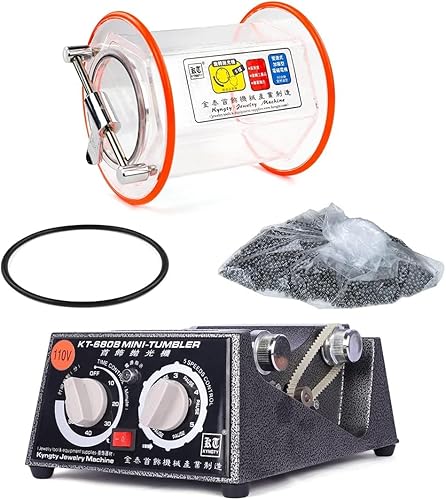 Vaso pulidor de joyas 6.6 lbs 6.6 lbs Capacidad Pulidor de superficie 45W Mini máquina de vaso de joyería