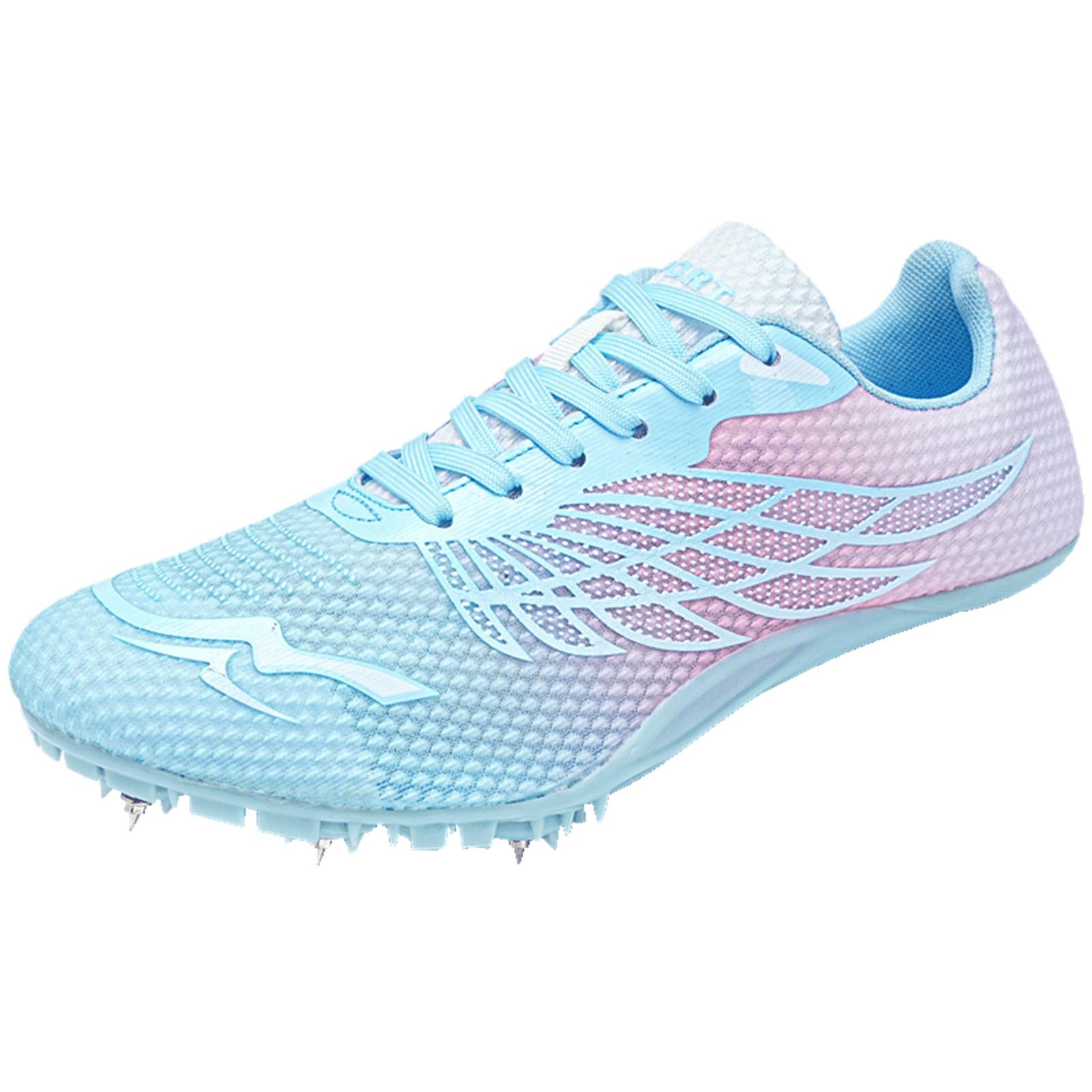 Zhensi Track And Field Shoes Mens Womens Spikes Sprint Shoes