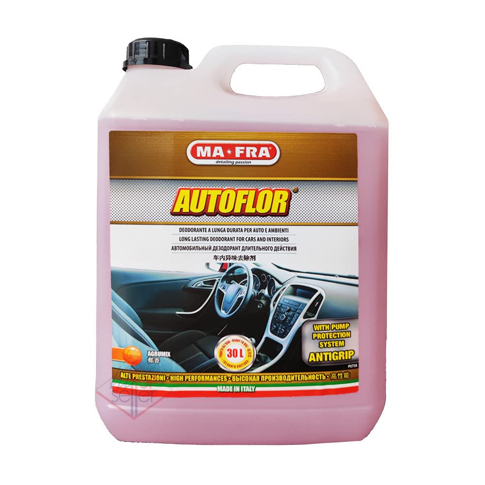 MAFRA AUTOFLOR Désodorisant longue durée pour voiture et environnements 5 L (AGRUMIX)